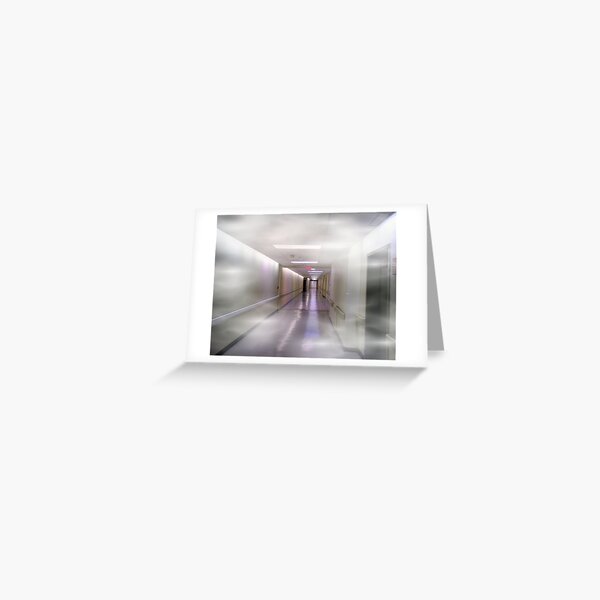 HAZE IN THE HALL Greeting Card