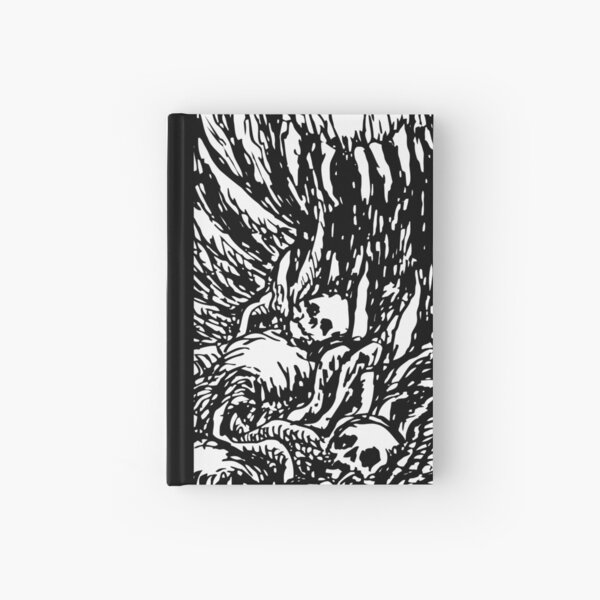 Disgusting Death Monster The Forgotten Skeleton Metal By KRAFTD Hardcover Journal