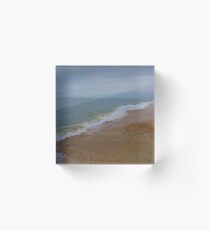 Hayling Beach Acrylic Block