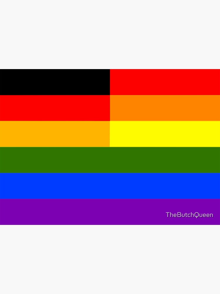 "GERMAN LGBT PRIDE FLAG" Sticker for Sale by TheButchQueen Redbubble