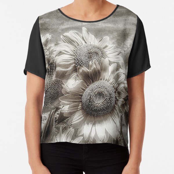 Sunflowers Chiffon Top