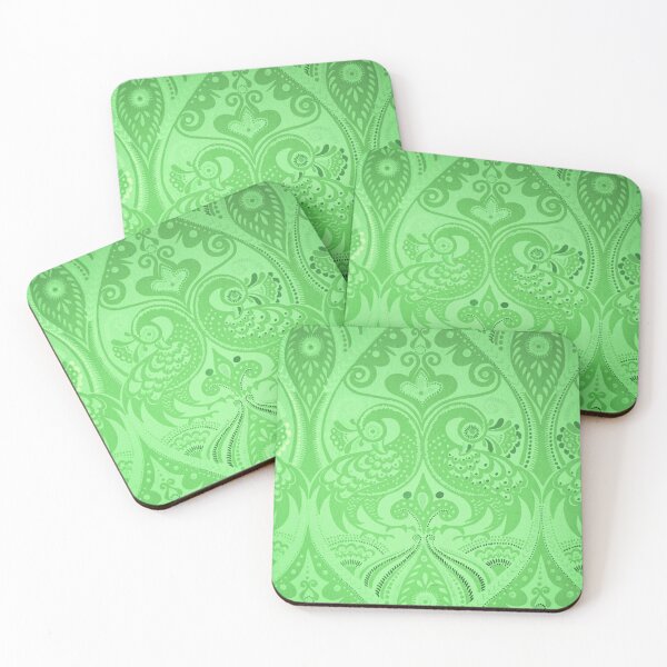 Item preview, Ornamental Lovebirds Decorative Green designed and sold by livianasgifts.
