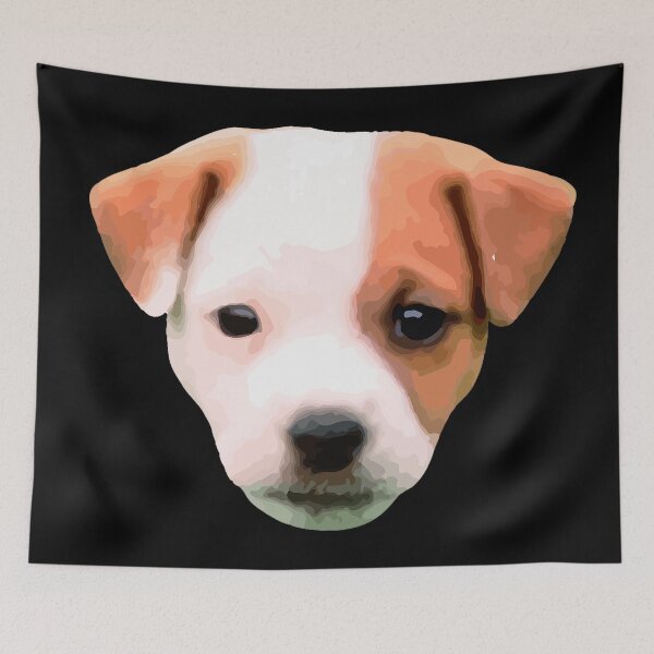 Item preview, Cute Two Colored Puppy designed and sold by Sillbong.