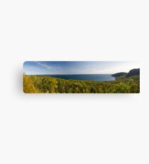 Canadian Border. Canvas Print
