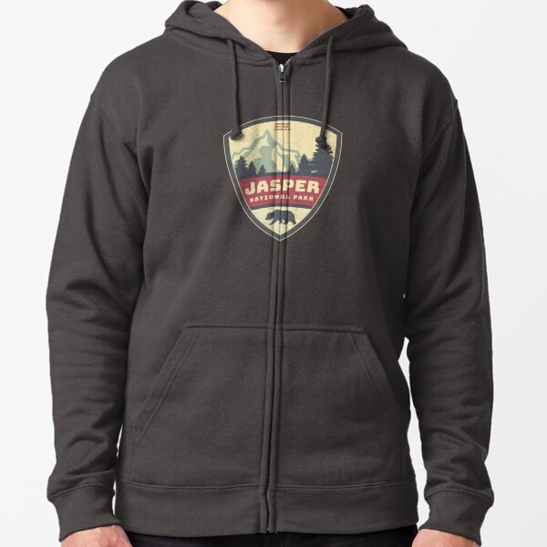 Canadian Rockies Jasper National Park Gifts and Souvenirs Zipped Hoodie