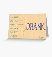 Drank. Grußkarte