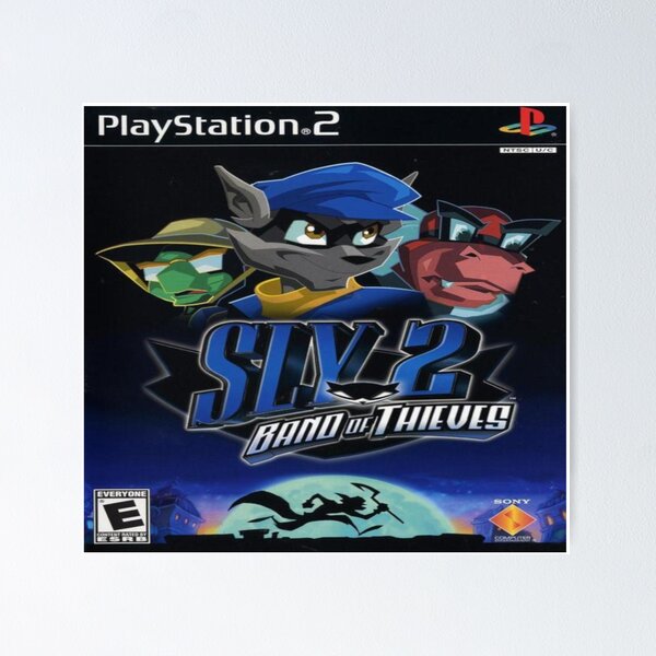 Sly Cooper Band of Thieves (custom PS2 cover version) Poster for