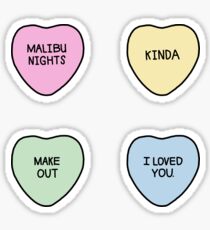 lany candy hearts Sticker