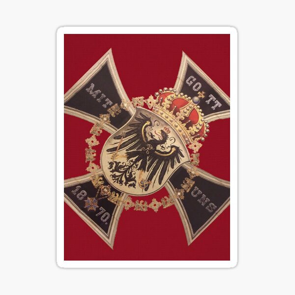 Deutsch Imperial War Flag PVC-Klett Flecken Abzeichen 