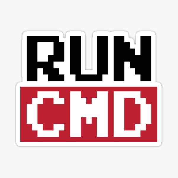 Item preview, Retro Bit Art  Run CMD for Computer Geeks, Nerds, IT Pros designed and sold by Theodore Cory.
