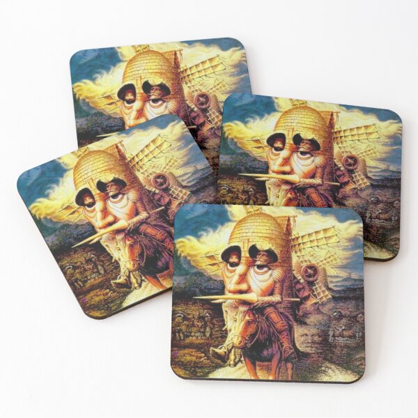 Item preview, DON QUIXOTE : Vintage Abstract Tilting at Windmills Print designed and sold by posterbobs.