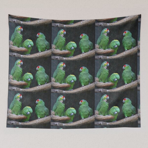 Item preview, Red-lored and Southern Mealy Amazons designed and sold by Carole-Anne.