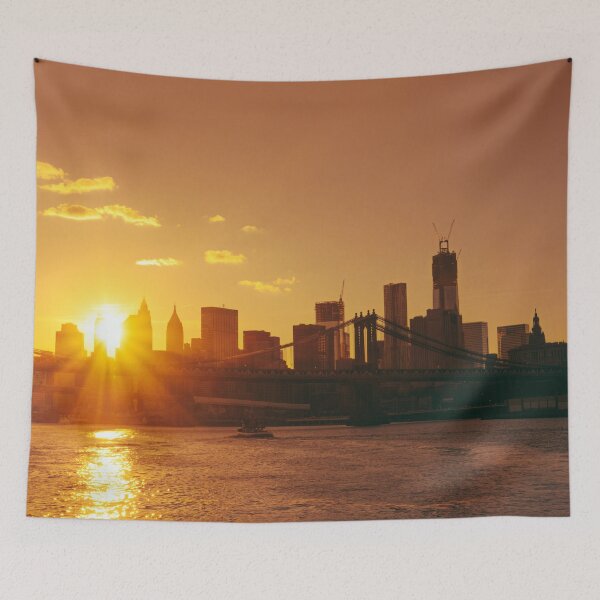 Item preview, Sunset over New York City designed and sold by Vivienne Gucwa.