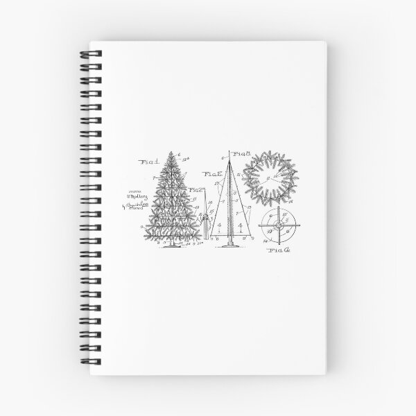 Item preview, Christmas Tree Vintage Patent Drawing designed and sold by TheYoungDesigns.