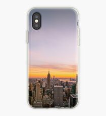 New York City Skyline - Skyscrapers at Sunset iPhone Case