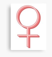 FEMALE SYMBOL Canvas Print