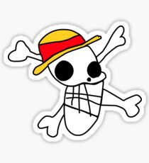 One Piece - Luffy's Badly Drawn Flag Sticker