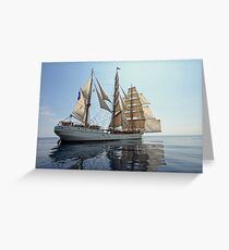 Backlit Europa Greeting Card