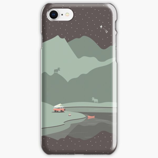 Into the Wild - Camping Scene iPhone Snap Case