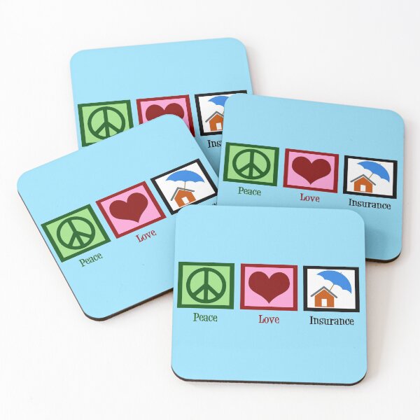 Item preview, Peace Love Insurance Company designed and sold by Epic Love Designs.
