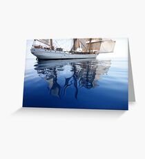 Europa's Reflections Greeting Card