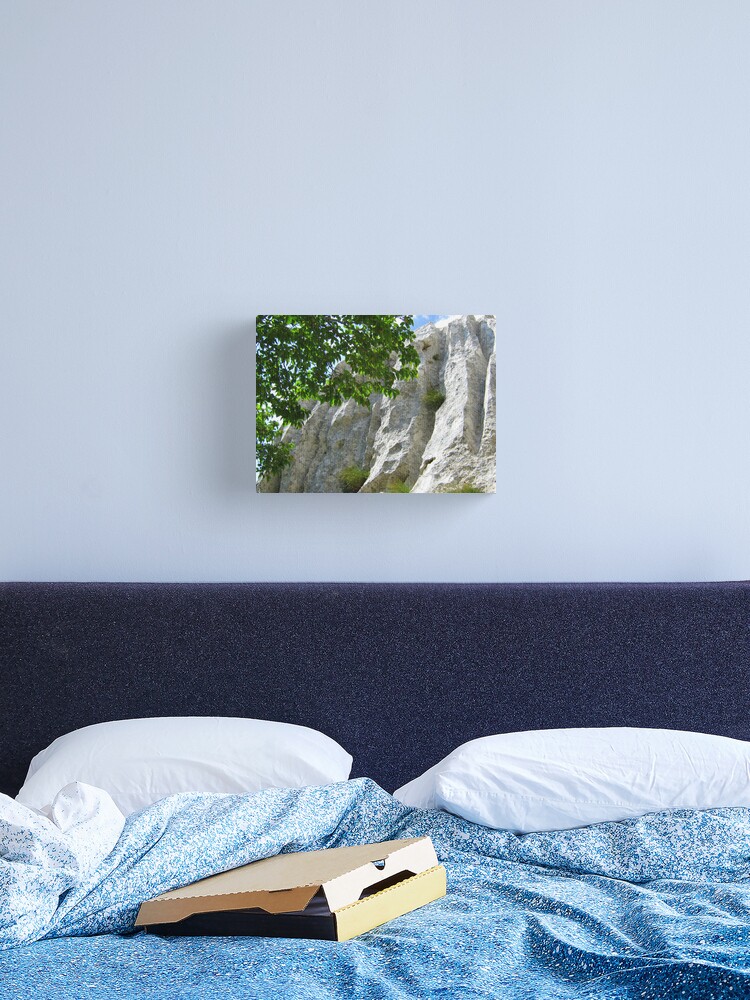 Thumbnail 2 of 3, Canvas Print, WHITE AND GREEN designed and sold by TatianaMichaela.