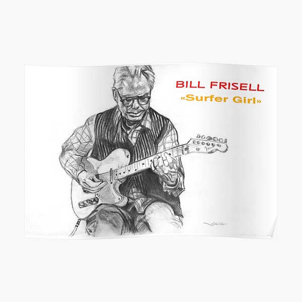 Bill Frisell - Illustration Poster