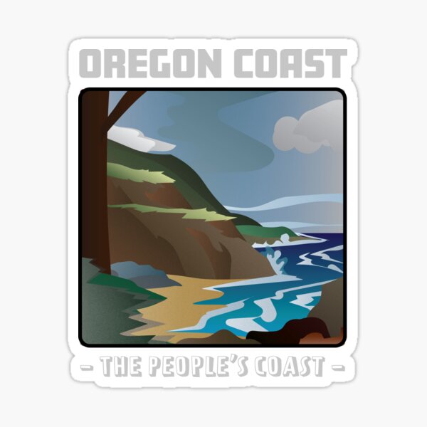 Oregon Coast - The People's Coast Sticker