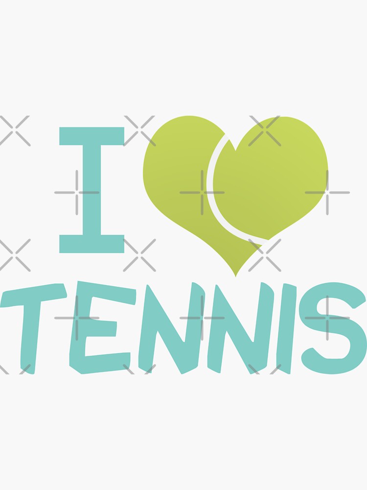 I Love Tennis | Sticker