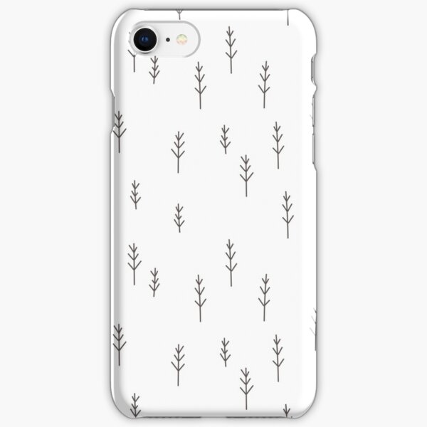 Into the Wild - Forest, White Background iPhone Snap Case