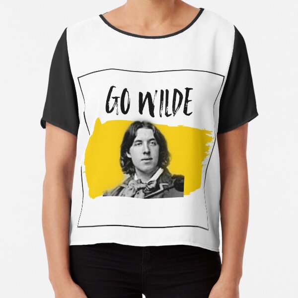 Go Wilde! Oscar Wilde Aesthetic Design Chiffon Top