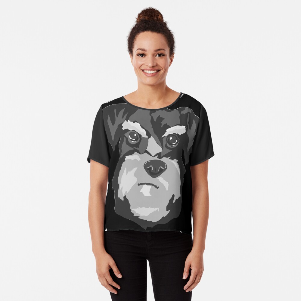 Grumpy Dog Chiffon Top