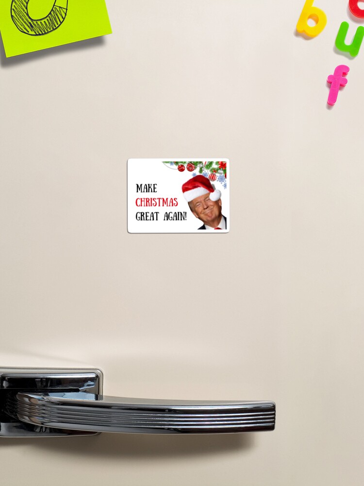 Donald Trump Christmas Card/Gifts. Make Christmas great again, meme  greeting cards | Sticker