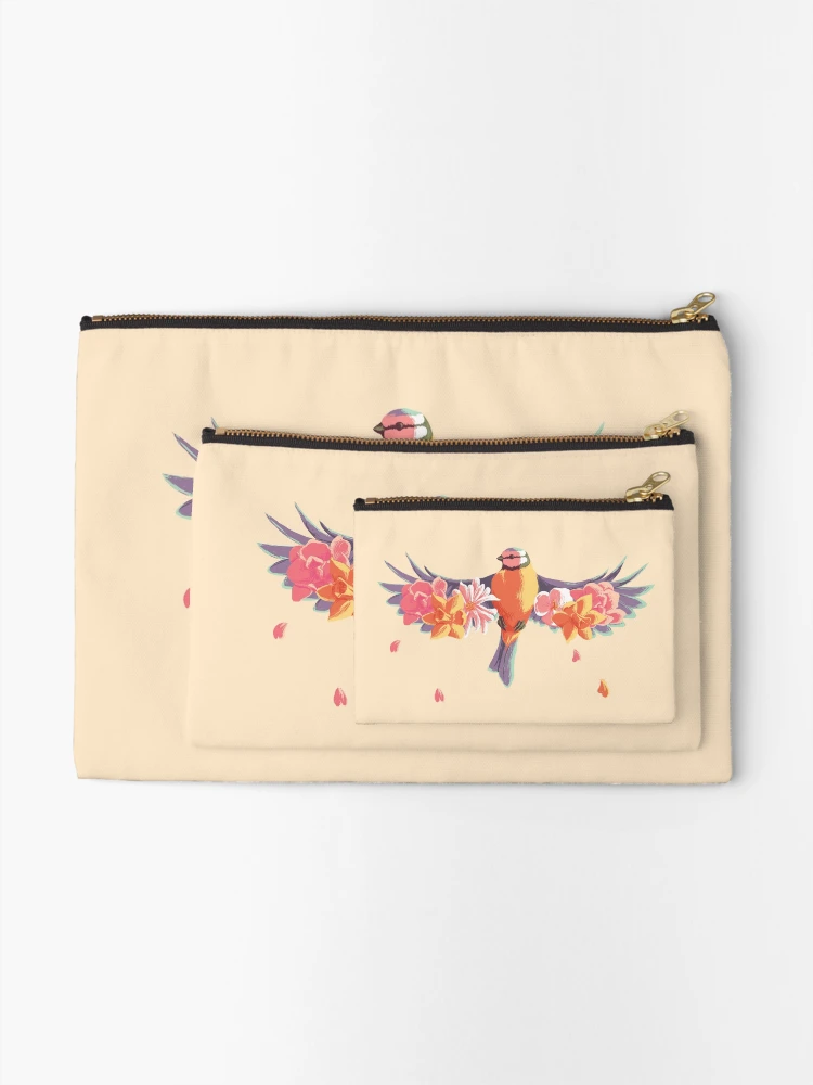 Thumbnail 2 of 4, Zipper Pouch, Step Into Spring designed and sold by Scootdraws.