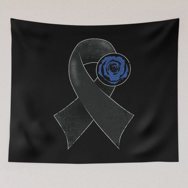 Item preview, Police Blue Line Police Memorial Blue Rose designed and sold by shoppzee.