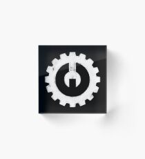 HUMANWINE - Wrench in the Works Logo Acrylic Block