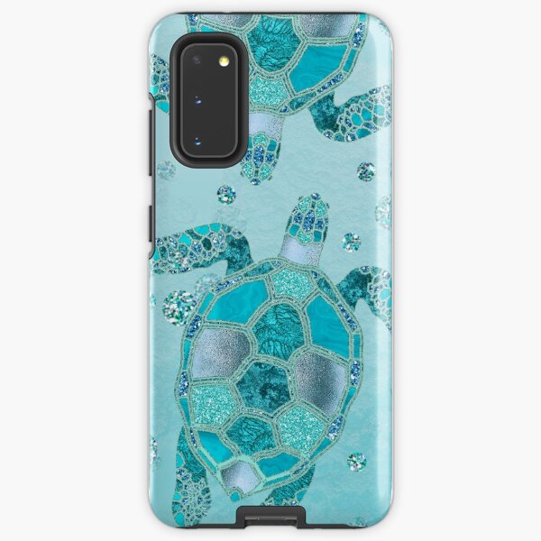 Glamour Aqua Turquoise Turtle Underwater Scenery Samsung Galaxy Tough Case