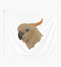 Citron Cockatoo Wall Tapestry