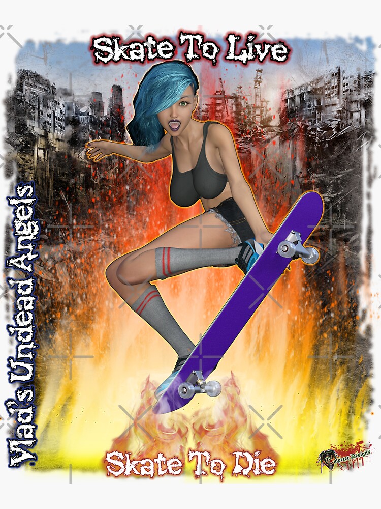 Undead Angels: Vampire Skateboarder by EnforcerDesigns