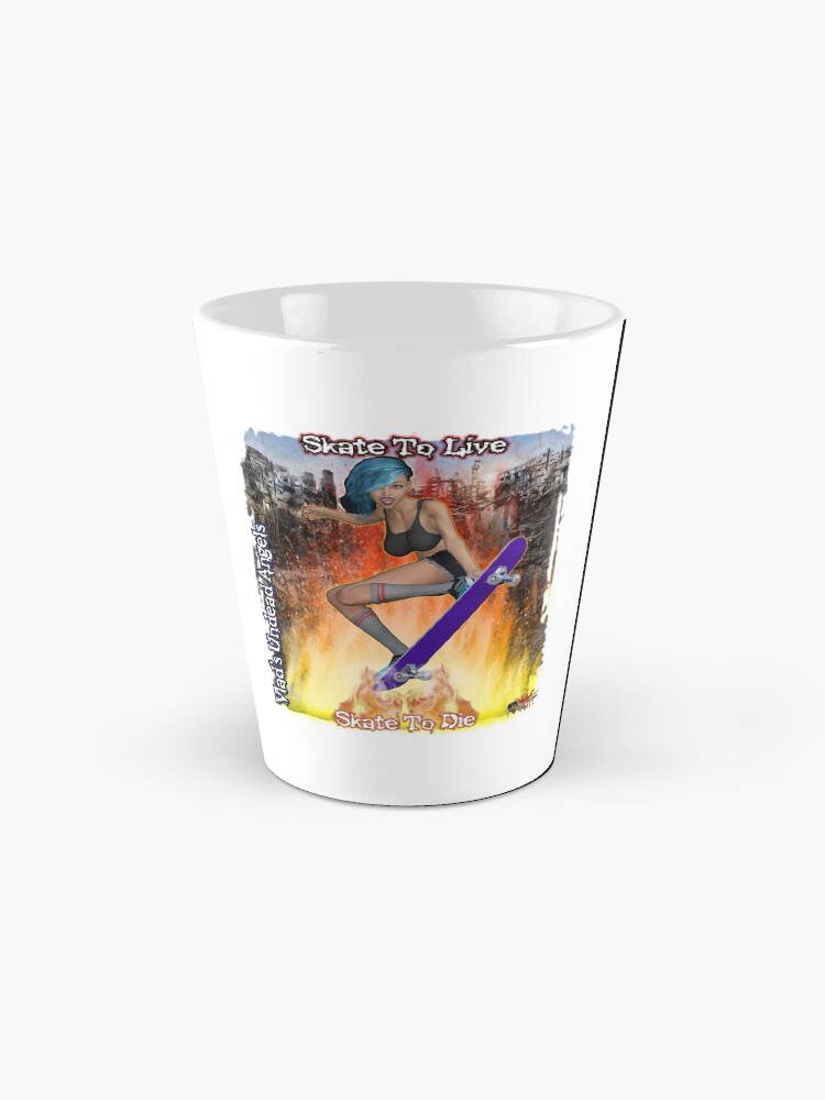 Alternate view of Undead Angels: Vampire Skateboarder Mug