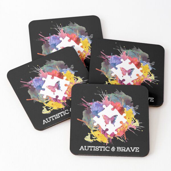 Item preview, Autistic And Brave Autism Awareness designed and sold by overstyle.