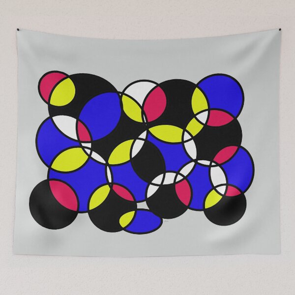 Item preview, Geometric Abstract Circles 92018 designed and sold by mandalafractal.