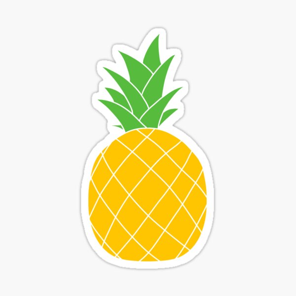 Artikel-Vorschau von Ananas - weißer Hintergrund - Ein tropischer Himmel in Ihrem Mund, designt und verkauft von mcb-jp.