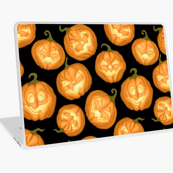 Halloween pumpkins Laptop Skin