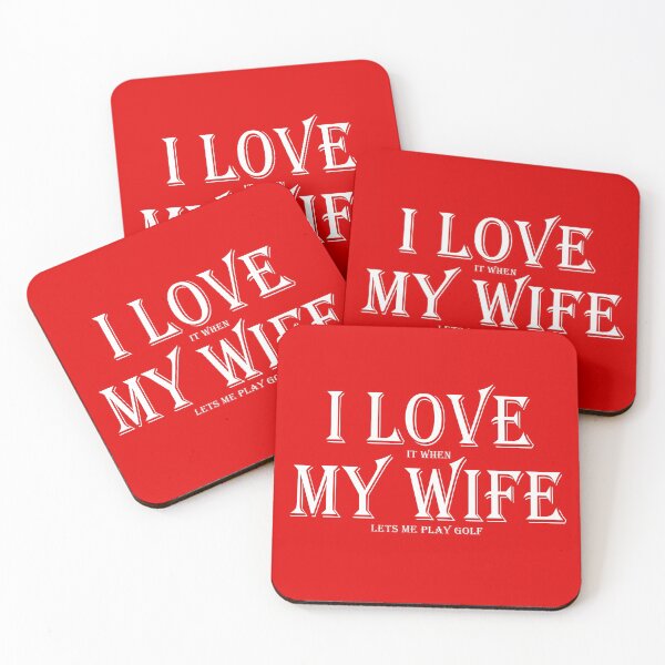 Item preview, I Love It When My Wife Lets Me Play Golf - Funny Design For Merried Golf Players designed and sold by overstyle.
