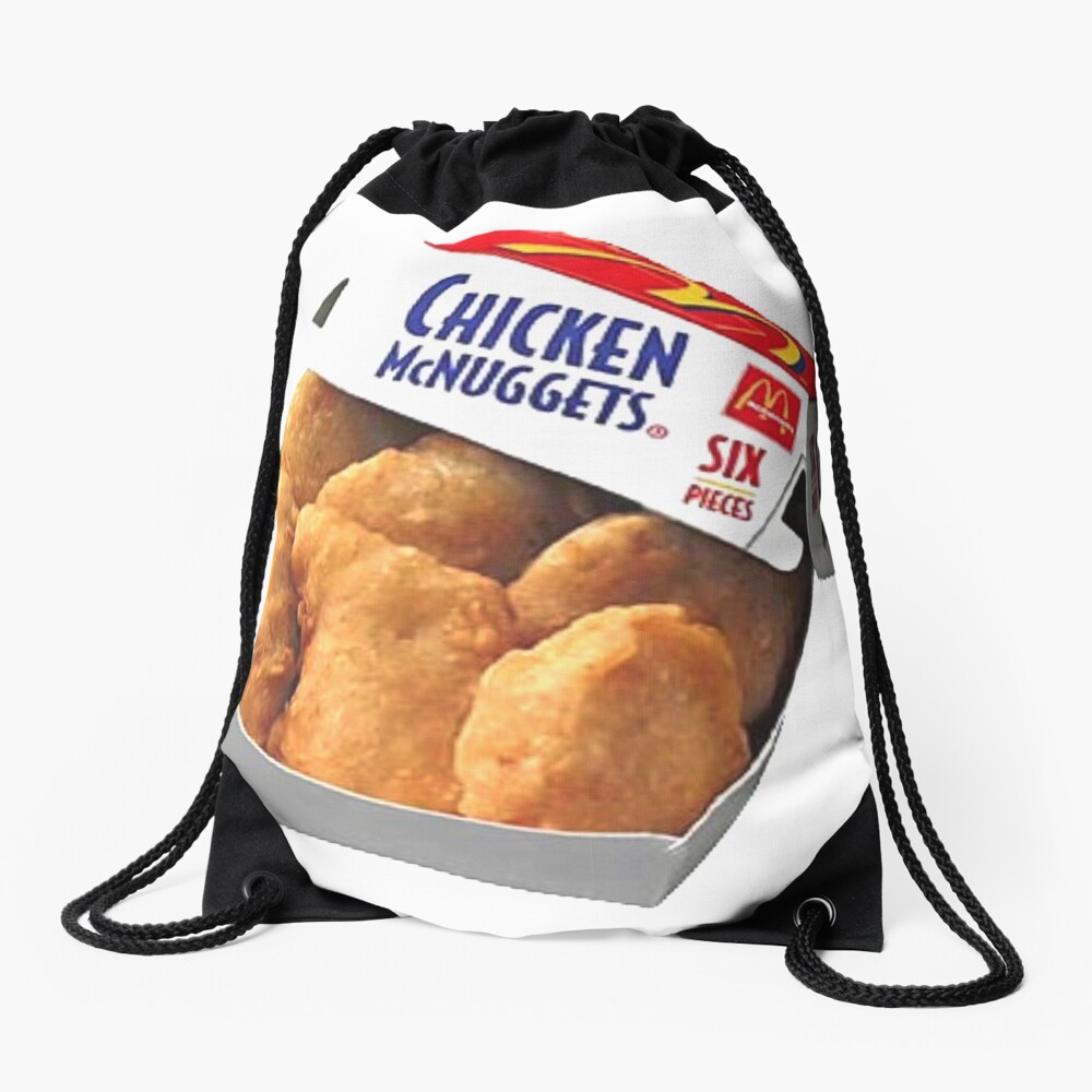 "chicken nuggets" Drawstring Bag for Sale by transparentfood Redbubble