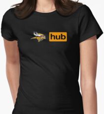 Minnesota Vikings Porn Hub Women's Fitted T-Shirt