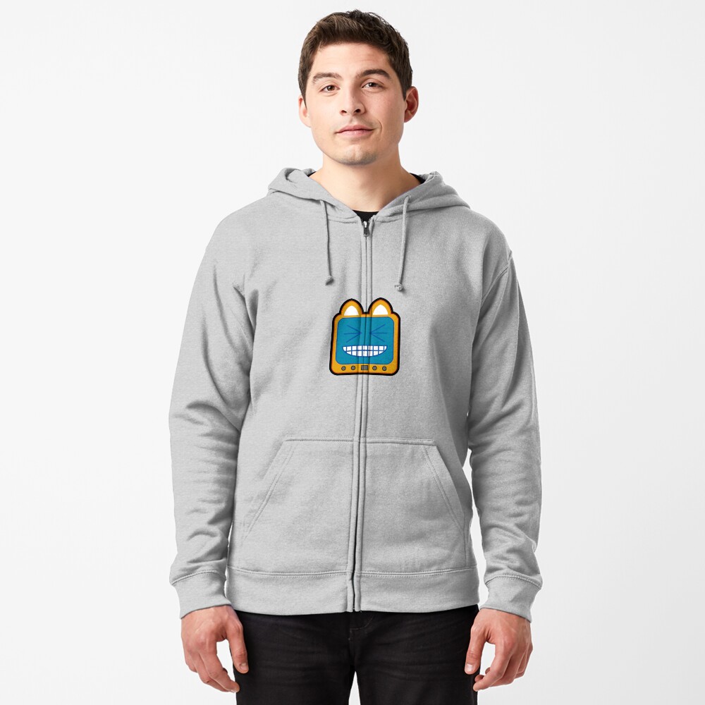 Television Kitty LOL 2 Zipped Hoodie