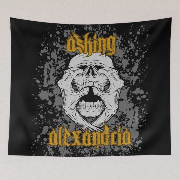 Item preview, Asking Alexandria Skull Grabber England Rock 'n Roll designed and sold by lu2k.