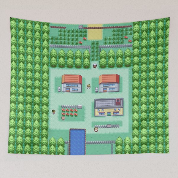 Item preview, Dreams of Pallet Town (Leaf) designed and sold by Pixel Papers.